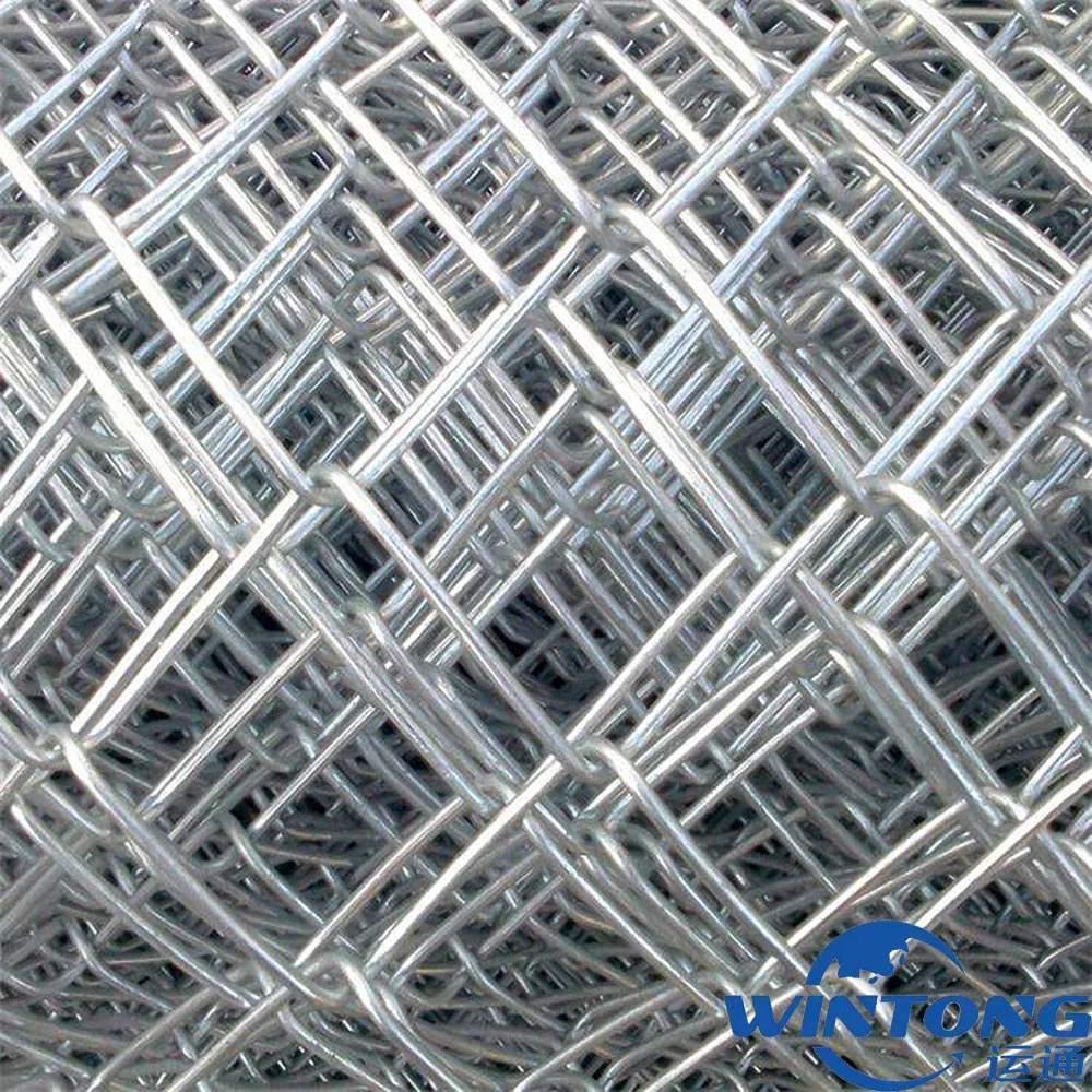 Galvanized Hook Mesh Mountain Green Grid Chain Link Wire Mesh