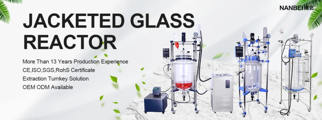 10/20/30/50 L Jacketed Glass Reactor Chemical Lab Equipment Glass Reactor