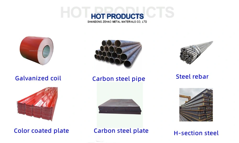 Hot Dipped Dx51d Z275 Z180 Zinc Coating Steel Sheet Galvanized Steel Coil Strip Sheet Plate for Building