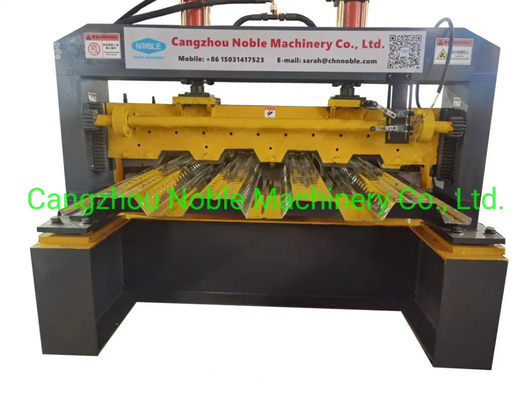 Manufacturer Metal Floor Decking Forming Machine with Track Cutting Thickness 0.8-1.5mm