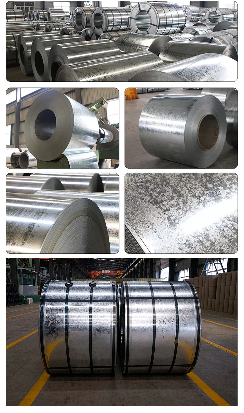 Dx51d Dx53D Chinese Manufacturer Supplier Factory Direct Seller Q235 SGCC Galvanized Galvalume Steel Coil