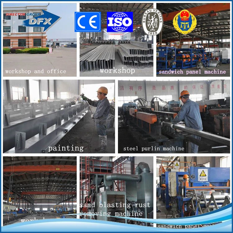 China High Quality Portable Galvanized Steel Structure Workshop Plant