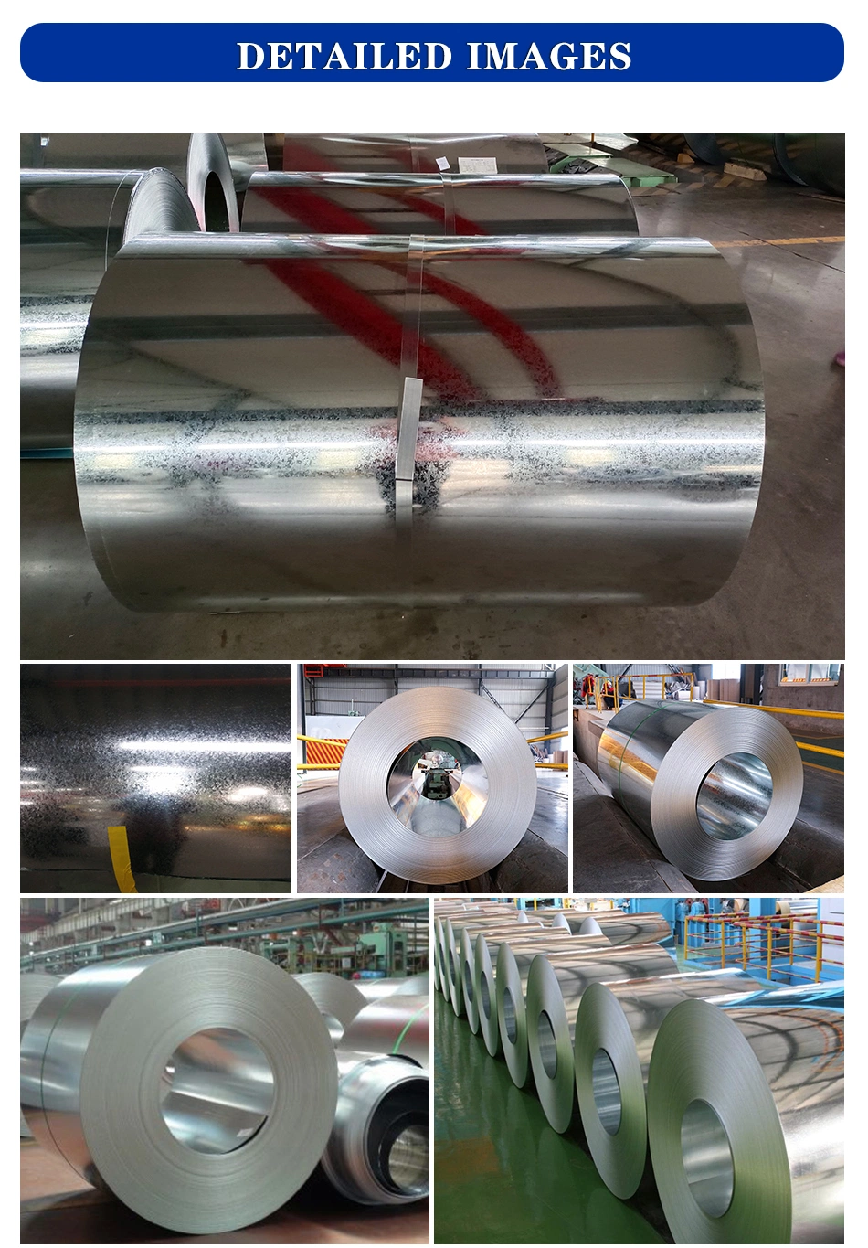 Dx51d Dx53D Chinese Manufacturer Supplier Factory Direct Seller Q235 SGCC Galvanized Galvalume Steel Coil