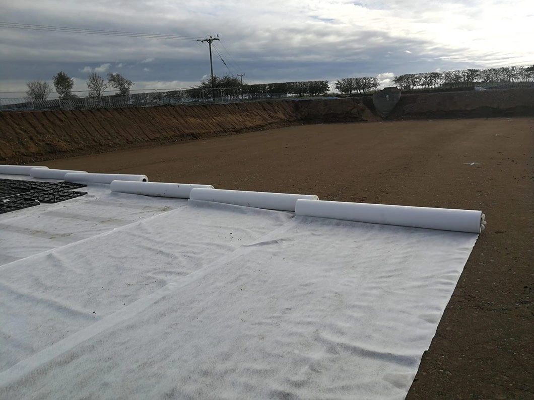 Road Construction 350GSM Non Woven Geotextile Fabric for Embankment Reinforcement