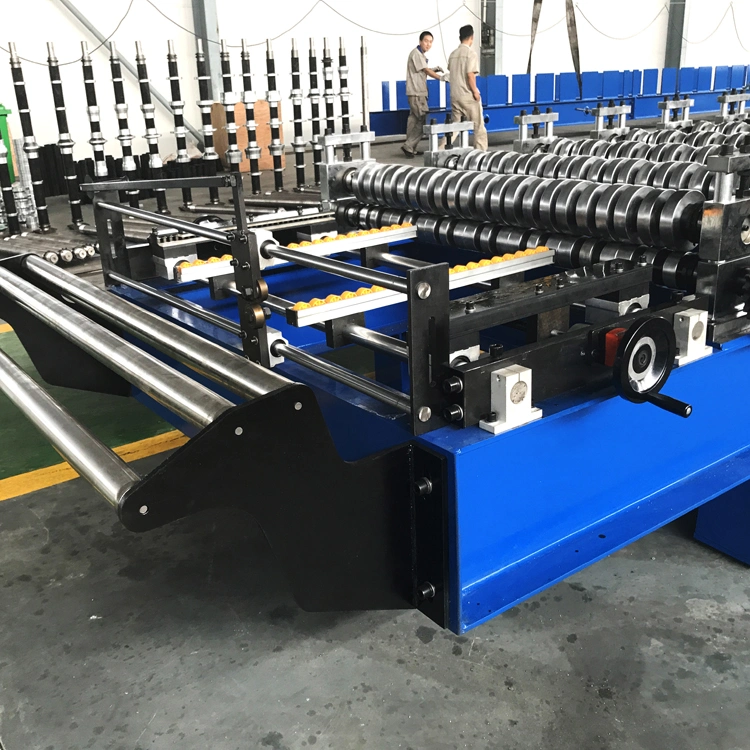 Automatic Glazed Step Press Metal Roof Sheet Roll Forming Machine