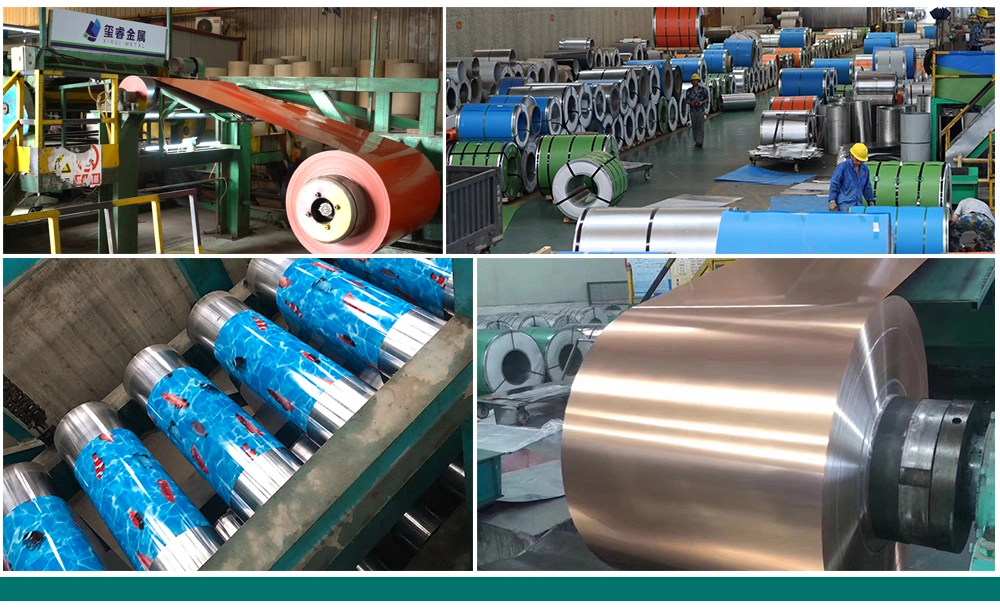 Chinese Manufacturer Customized 1060 1050 Ppal Color Coated Aluminum Coil