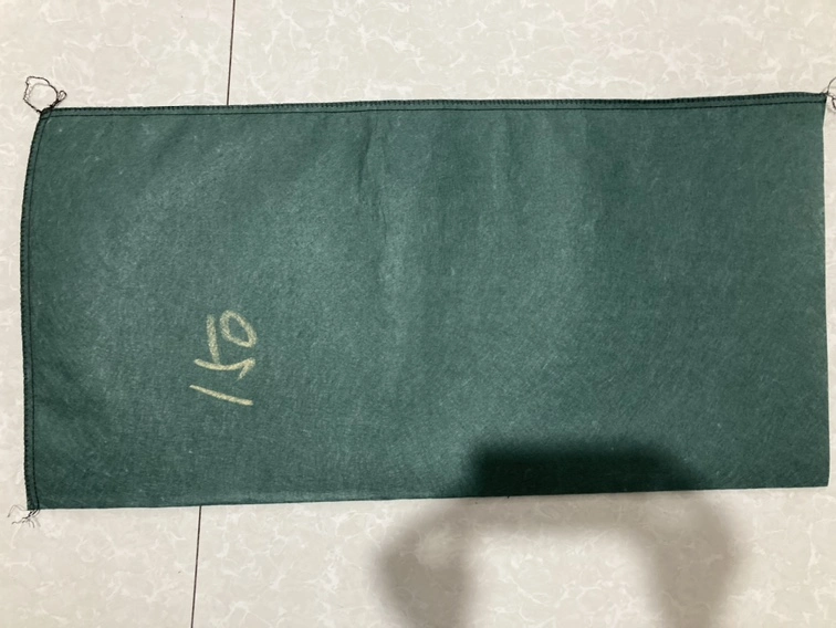 Custom Size Green Color Black Non Woven Geotextile Geobags