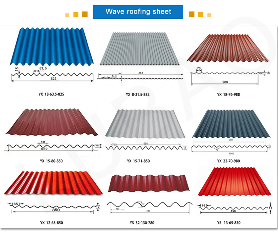 Prepainted Color Roofing Sheet Price Galvanized Corrugated Metal Roofing Sheet