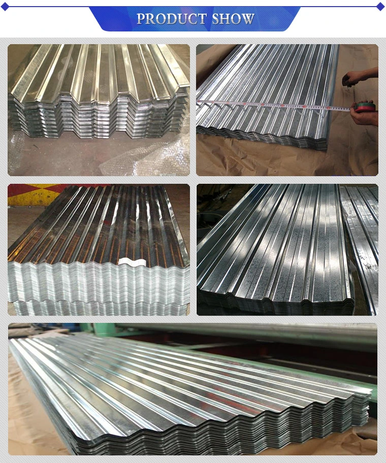 0.22mm Dx51d Galvanized Corrugated Roofing Steel Sheet