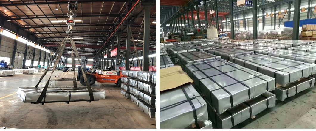 Ral Colored PPGI PPGL Roof Material HDP Dx51d Dx52D Prepainted Corrugated Metal Sheets PE PVD SMP PPGI Metal Corrugated Trapezoid Steel Roofing Sheet