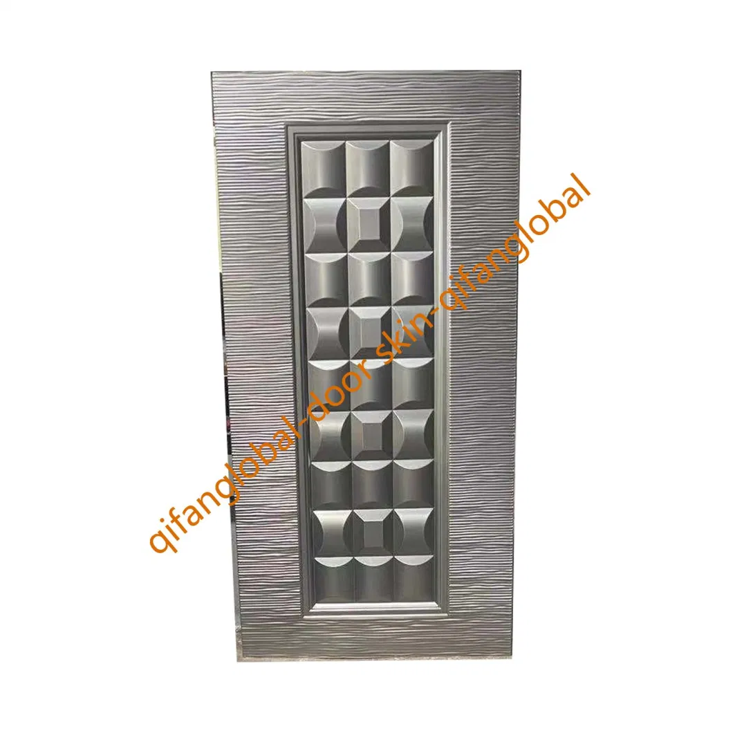 PVC Coated Color Security Front Door Designs Ghana Steel Door