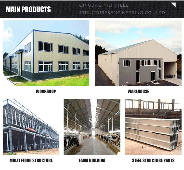Modern Design Pre Engineered Steel Buildings Manufacturing Plants