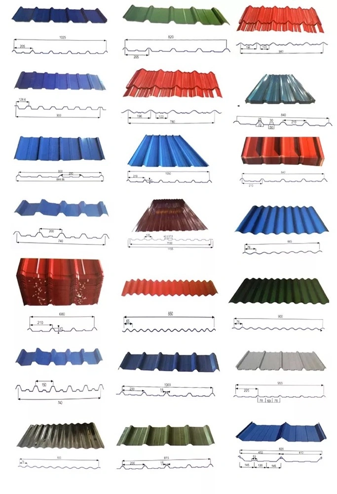 Low Price Galvanized Galvalume Alugalvanized Gi Gl Corrugated Steel Roofing Sheet Color Coated Galvanized Corrugated Sheet Metal