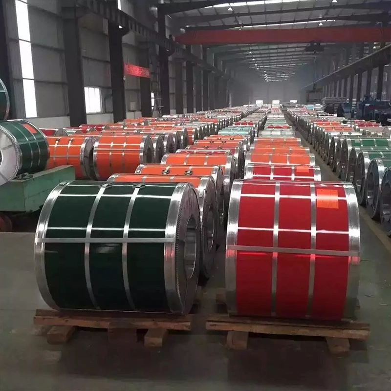 Factory Supplier 0.6mm Thick Dx51d G550 Prepainted Gi Steel Coil Color Coated for Metal Roofing Sheet