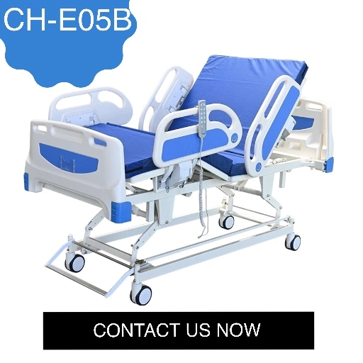 [CH-E03C] Electric Multiple Functions Adjustable Hospital Bed on Casters for Medical and Intenstive Care as Hospital Furniture