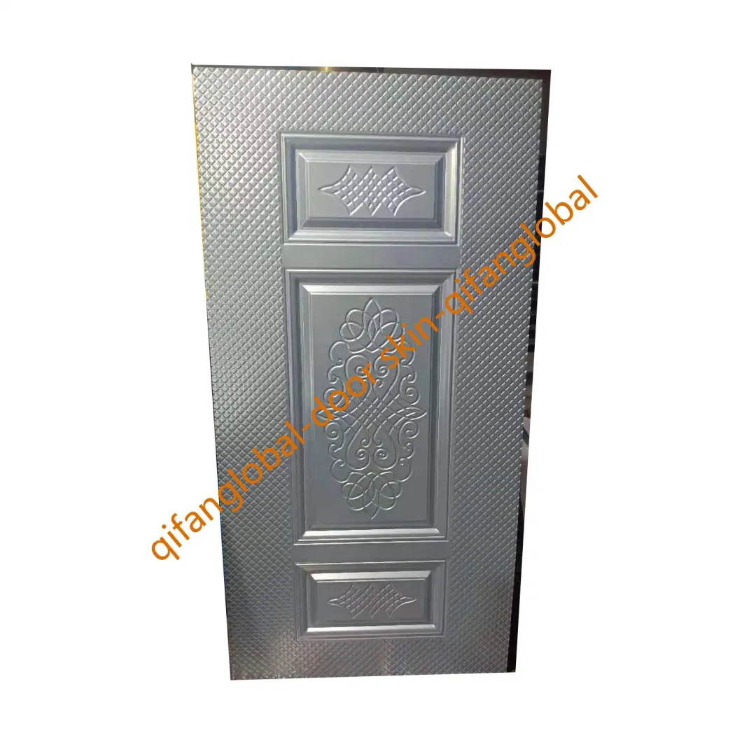 PVC Coated Color Security Front Door Designs Ghana Steel Door