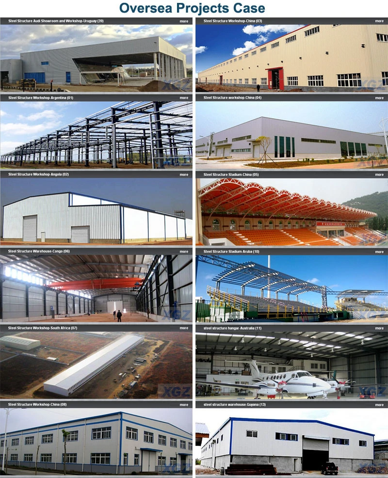 Light Prefab/Prefabricated Stainless Galvanized Steel Structure Plant