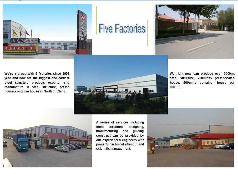 Light Prefabricated Galvanized Stainless Low Cost Steel Structure Plant