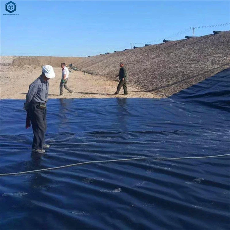 60 Mil HDPE Liner Impermeable Geomembrane for Water Treatment Project in South Africa