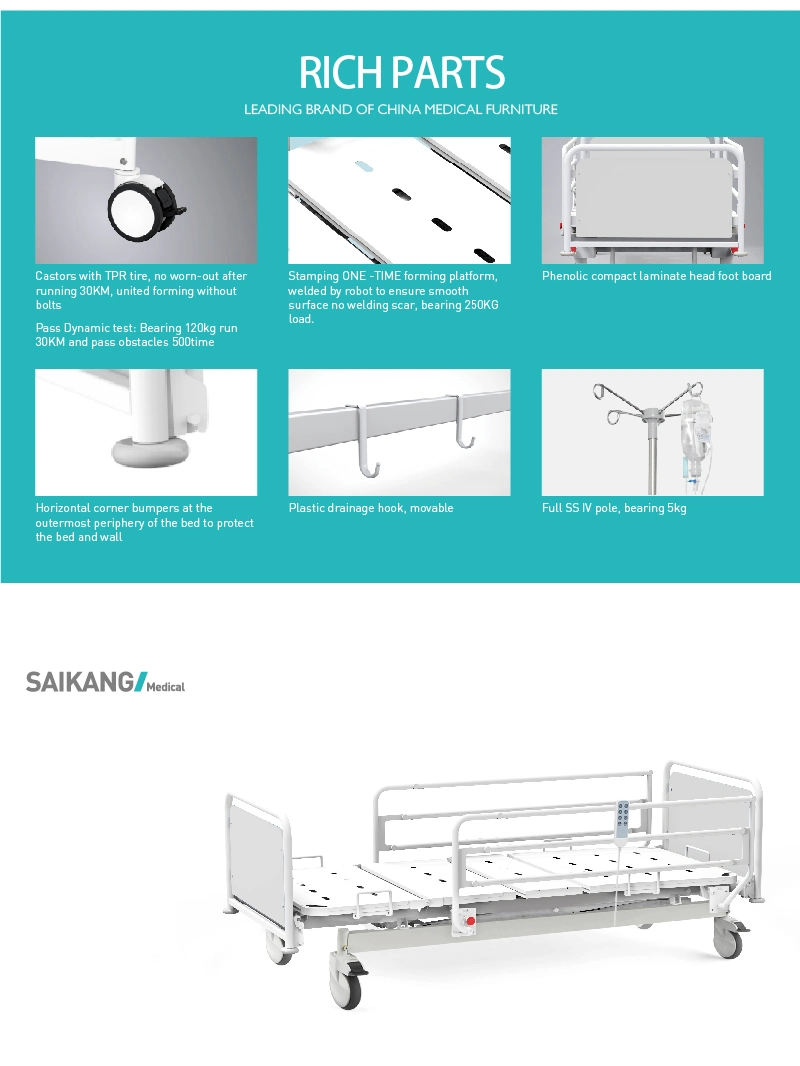 Y6n6s Portable Electric Hospital Adult Medical Rehabilitation Bed