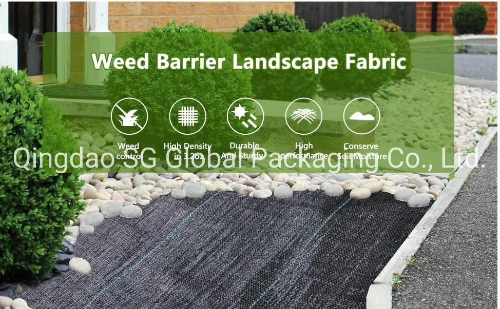 Woven Fabric Geotextile Weed Control Ground Cover Silt Fence Non Woven Fabric Stabilization PP Woven Geotextile for Soil Reinforcement Grass Prevention