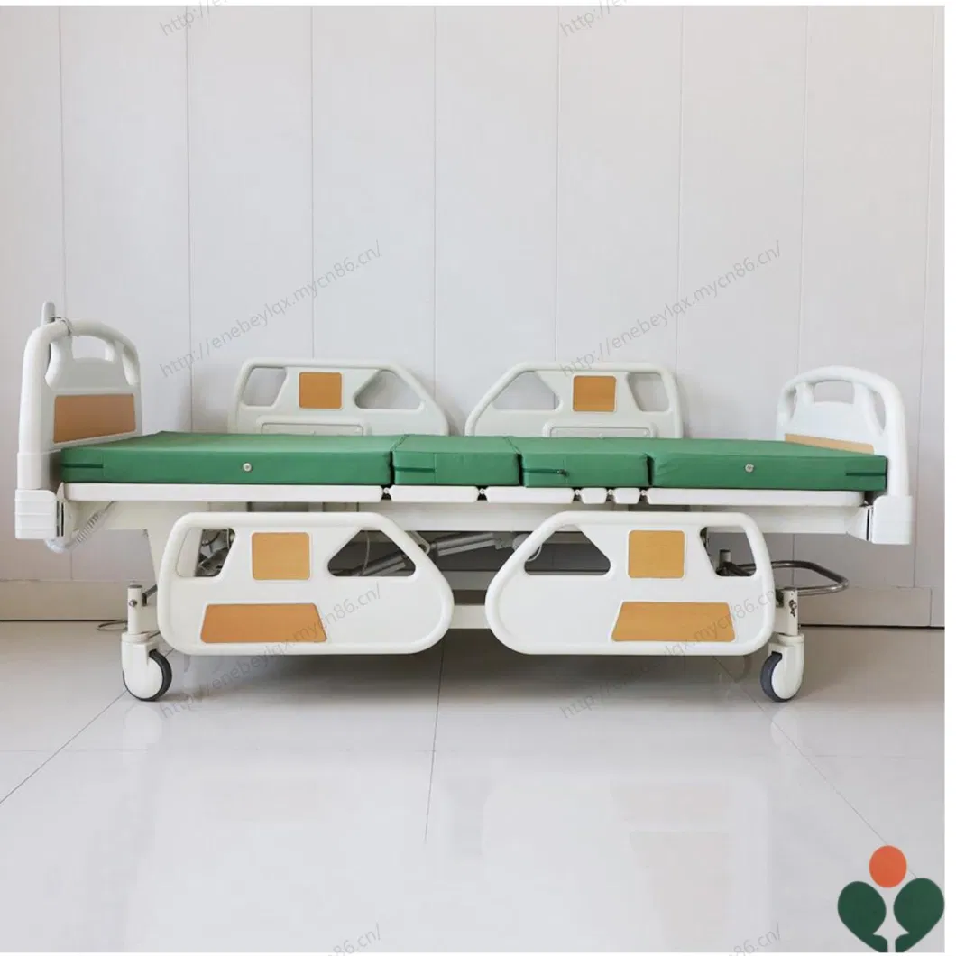High-Capacity Hospitals&prime; Electric Three Functions Patient Nursing Beds with ABS Bed Board for Large Medical Facilities