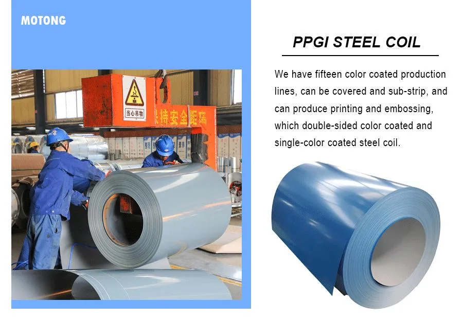OEM PPGI Galvanized Metal Prepainted Color Roofing PPGI Coils Steel