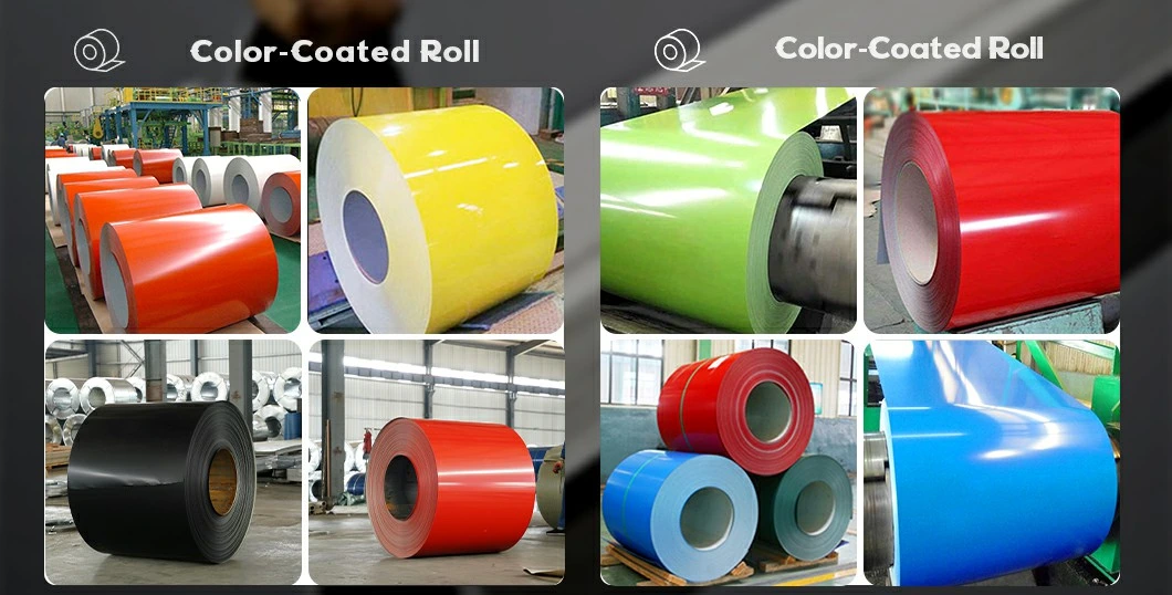 Chinese Suppliers PPGI Dx51d Z275 Color Coated Steel Coil Ral 7035 Ral 3019 Ral 3020 Hot Rolled PPGI Coated Coil