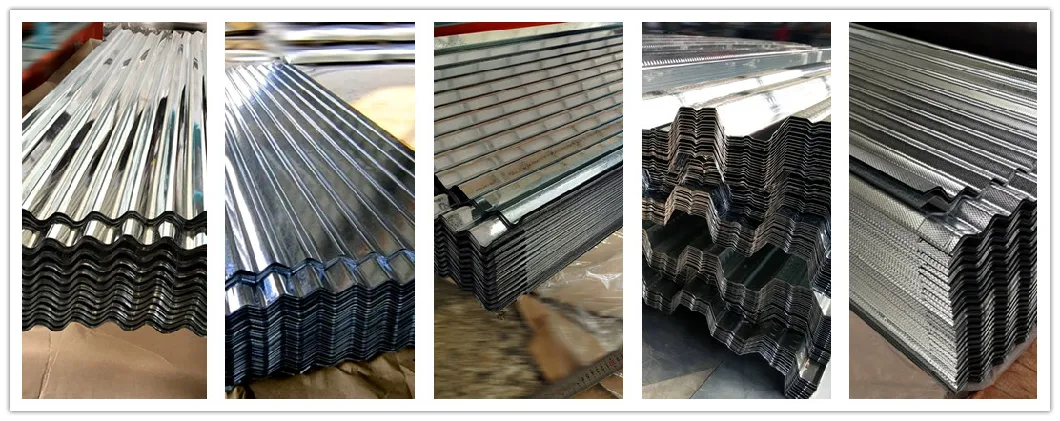 Angang Cheap Price Cold Rolled Color Coated 22 Gauge Corrugated Gi Galvanized Steel Roofing Sheet