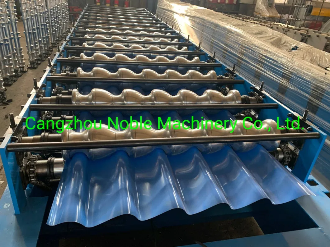 Manufacturer 1100 Cold Bending Metal Sheet Roof Tile Forming Machine in China