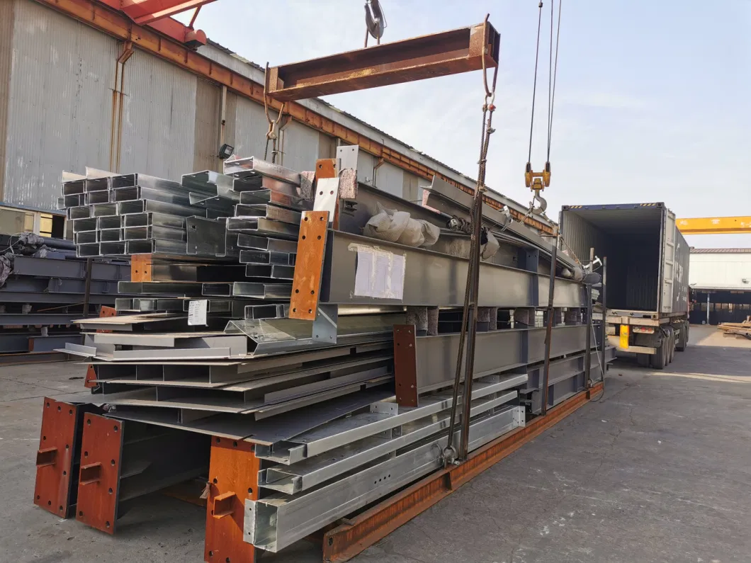 African Galvanized Structure Prefabricated Building/Steel Plant