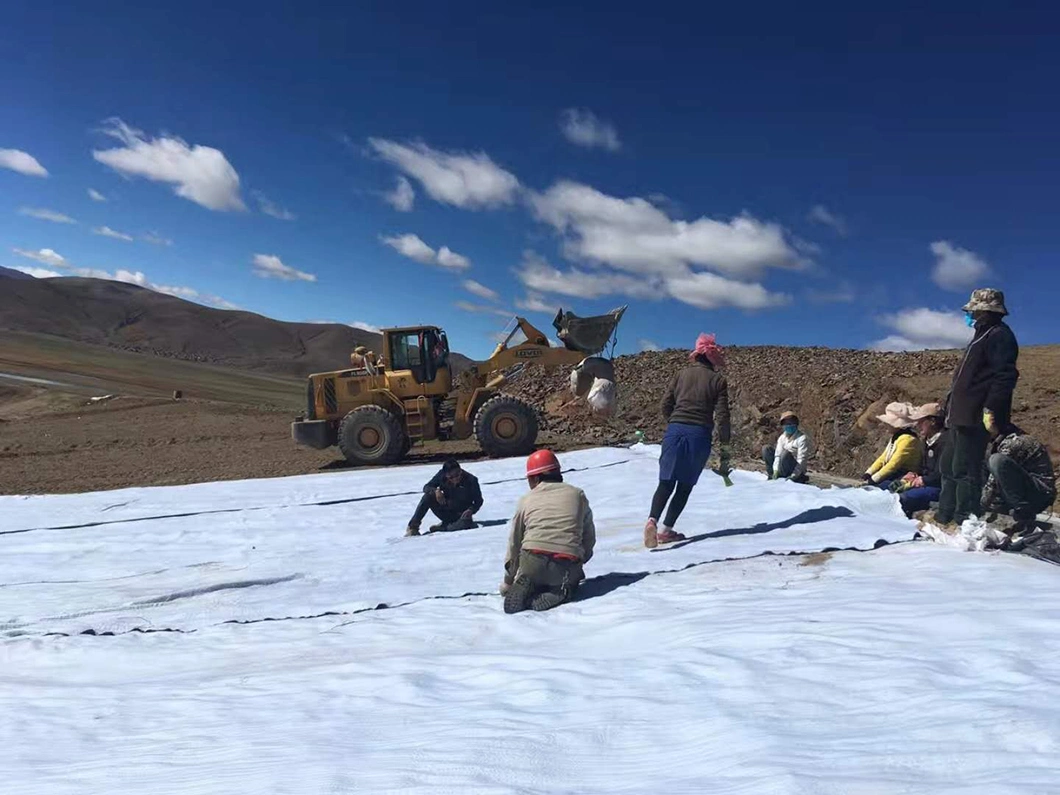 Road Construction 350GSM Non Woven Geotextile Fabric for Embankment Reinforcement