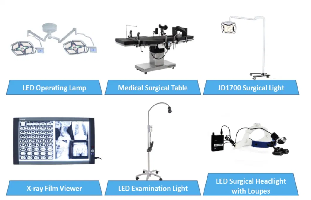 Yuever Medical Ceiling Mounted Economic Type New Design Operating Shadow-Less LED Lamp Surgical Light with 160000 Lux