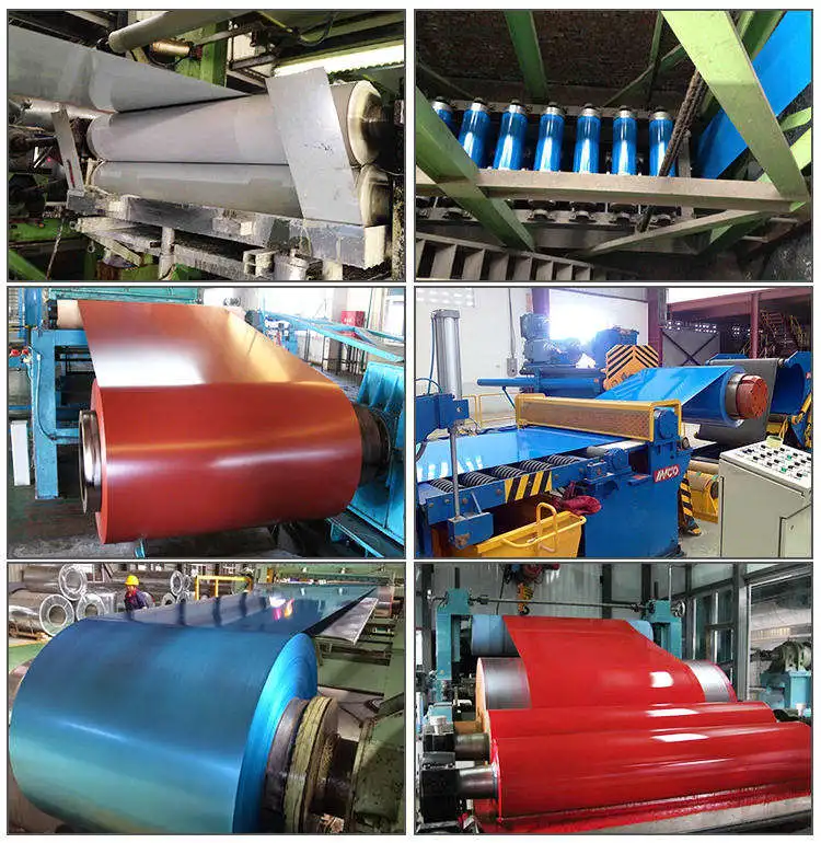 China Manufacturer Export Aluminum Zinc Ral Colour Painted Coated PPGI SGCC Dx51d Prepainted Galvanized Gi Steel Foil Coil Roll