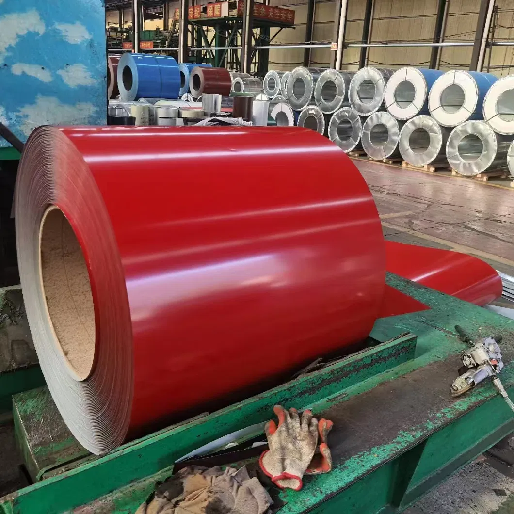 SGCC/Dx51d/Dx52D/Dx53D PPGI PPGL PE/PVDF/SMP Prepainted Color Coated Galvanized Steel Coil