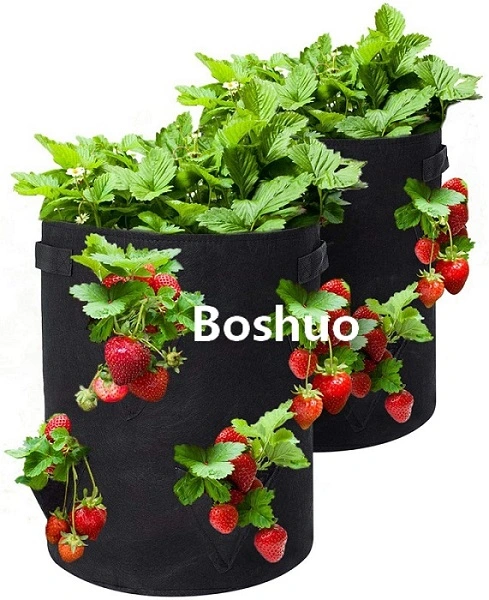 1 2 3 5 7 10 15 20 30 45 50 75 Gallon Geotextile Fabric Felt Garden Root Nursery Plant Seedling Potato Vegetable Grow Planting Planter Pot Bag China Supplier