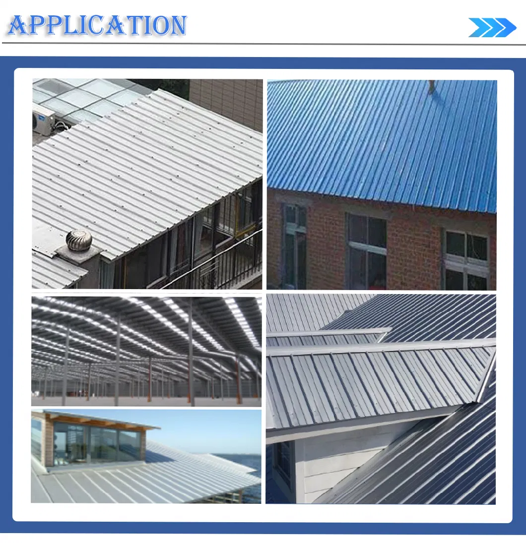 Zinc Aluminium PPGI Prepainted Gi Roof Price Corrugated Steel Floor Decking Galvalume Roofing Sheets Metal