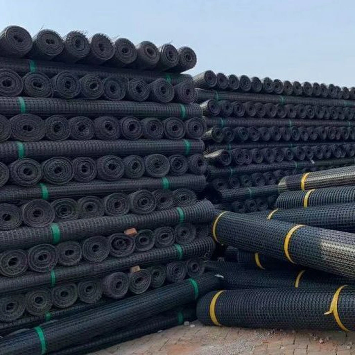 Hot Sale Fiberglass/Polyester PP/HDPE Biaxial Geogrid