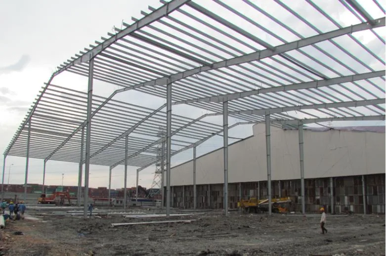 African Galvanized Structure Prefabricated Building/Steel Plant