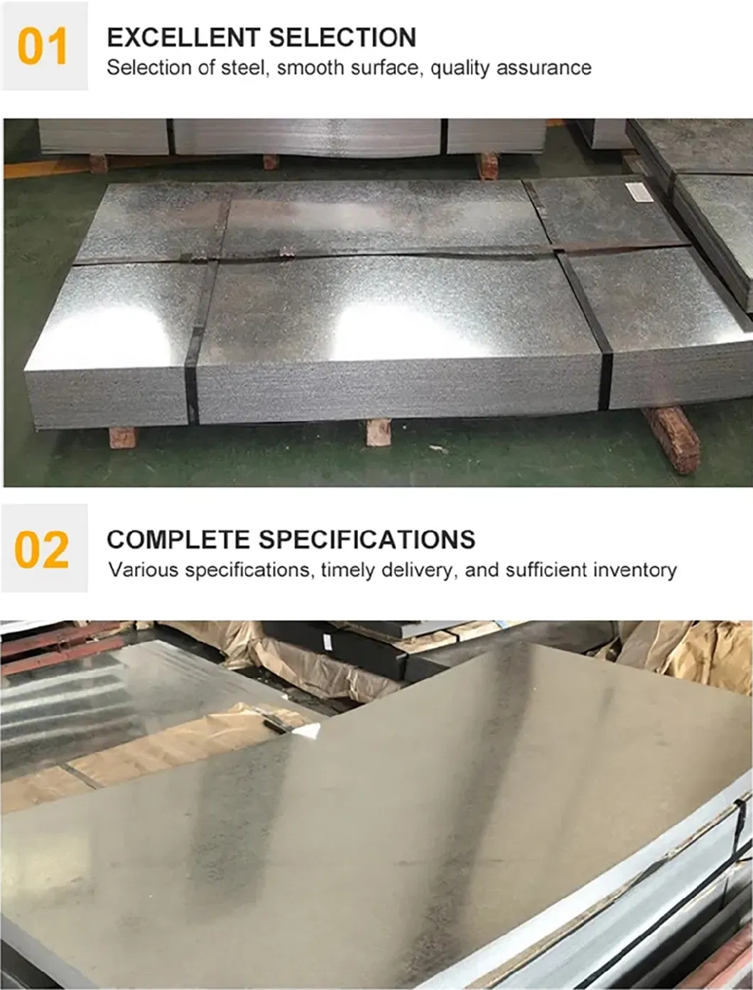 Coated 28 Gauge Galvanized Steel Sheet Plate JIS ASTM Standards Galvanized Metal