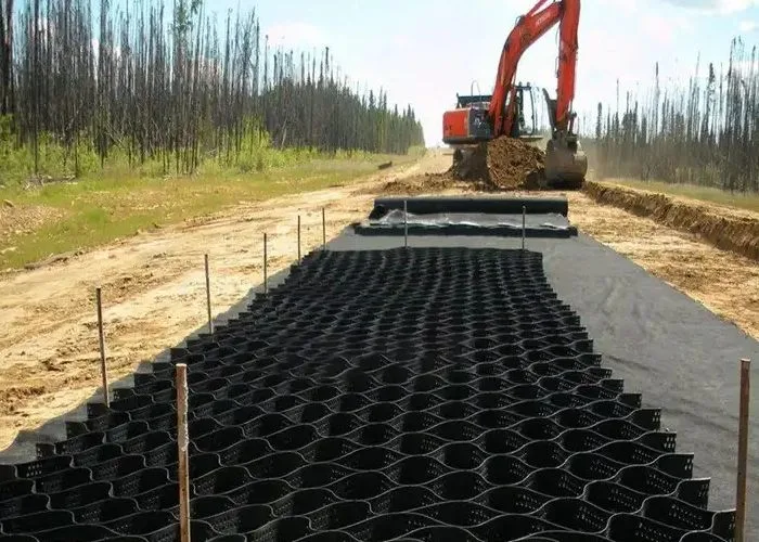 Construction of Parking Lots for Large Government Projects, Laying of Roadbeds, River Maintenance, Roadbed Reinforcement Using HDPE Plastic Geocell