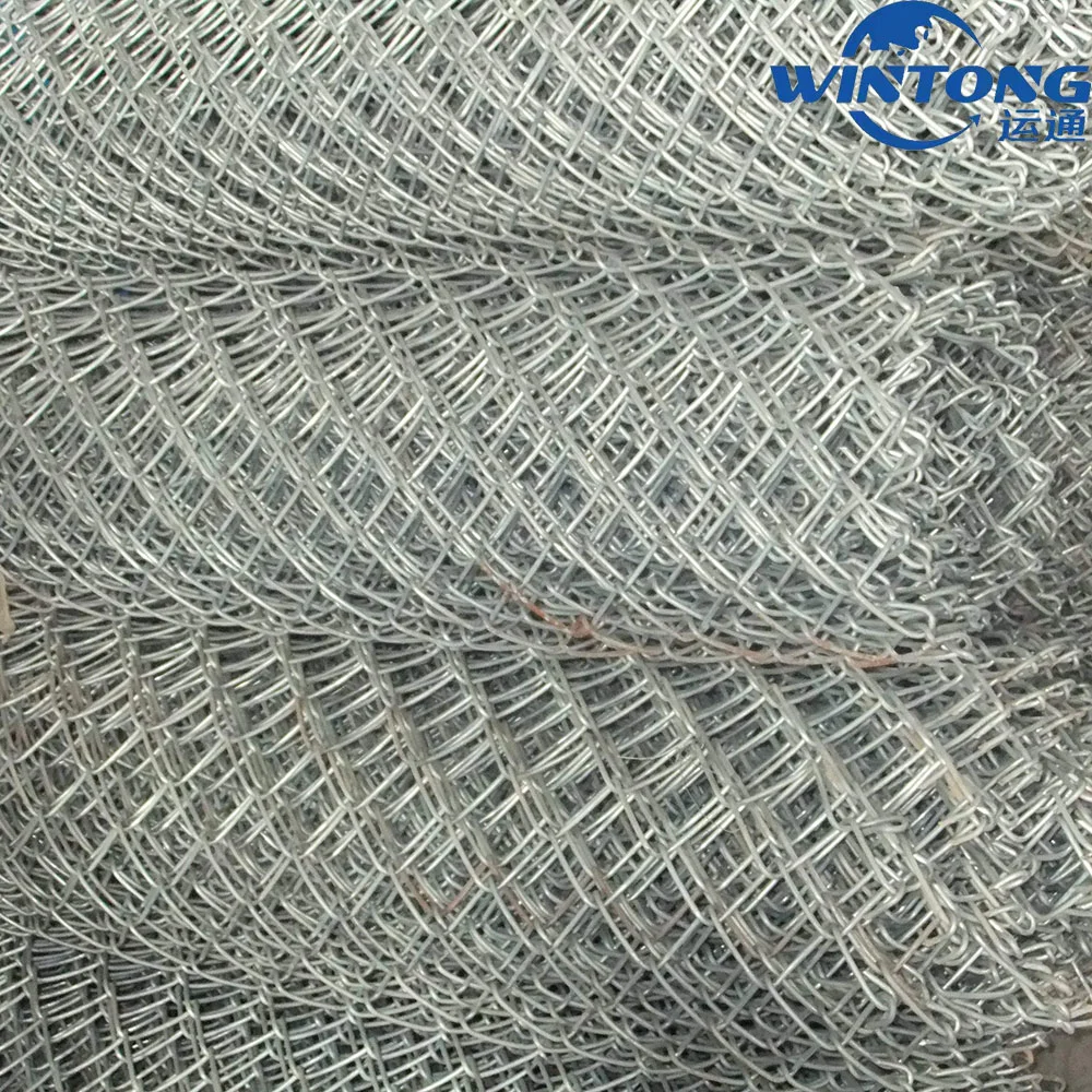 Galvanized Hook Mesh Mountain Green Grid Chain Link Wire Mesh