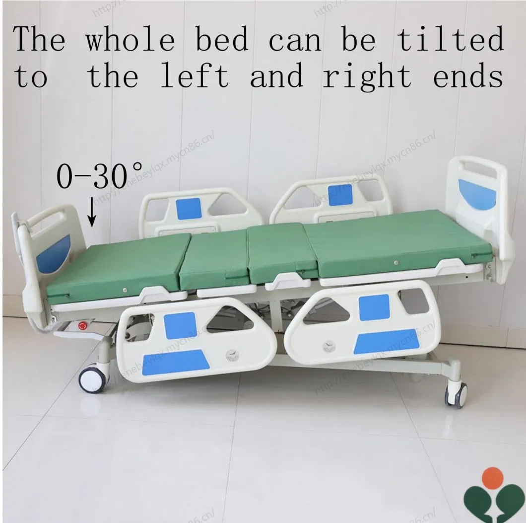 Medical Adjustable Electric Five Functions Patient Nursing Hospital Bed for Customized Support