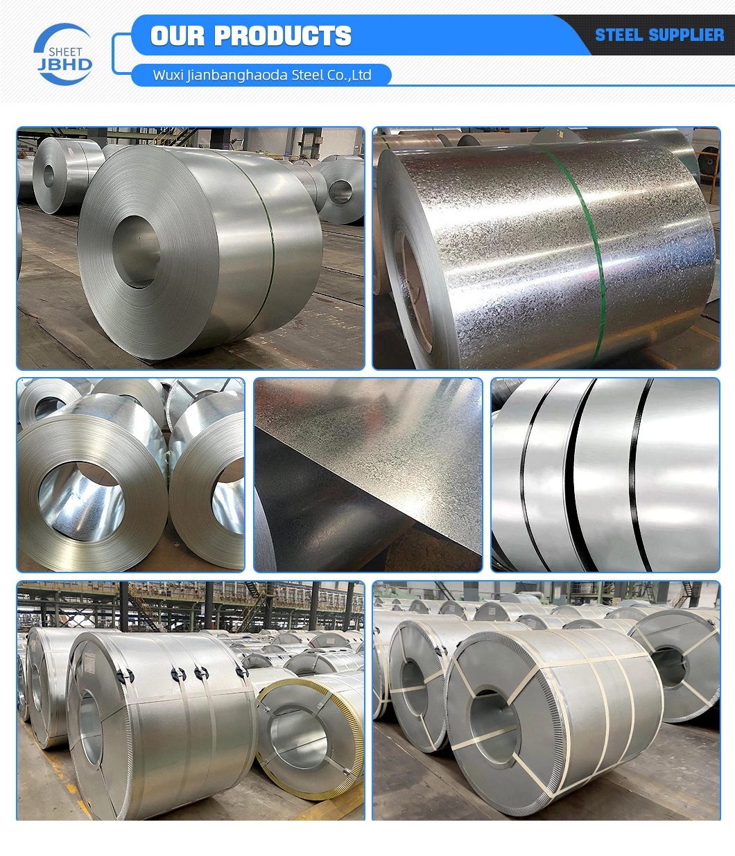 Building Material Dx51d Z275g Cold Rolled Gi Gl Galvanized Steel Coil with Regular Spangle