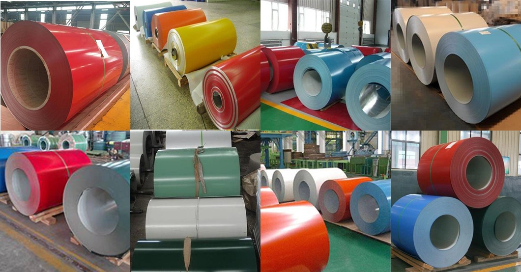 Dx51d SGCC Custom Color Prepainted Galvanized Galvanised Aluminum Zinc PPGI PPGL Gi Gl Cold Rolled CRC Cr Steel Sheet Coil Price