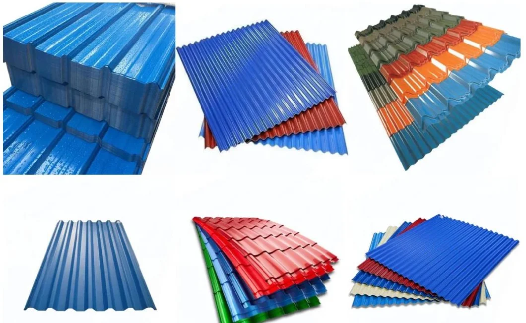0.18mmral 3005 Colored Galvanized Steel Sheet in Ghana /PPGI Roof Sheet Roll Cheap Gi Corrugated Steel Sheet Zinc Coated Colorful Roofing Steel Corrugated Sheet
