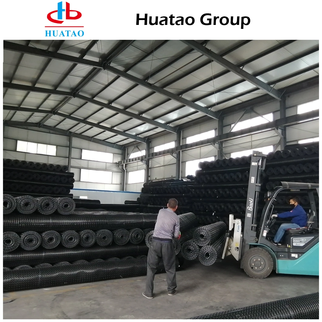 Plastic Grid HDPE Uniaxial Geogrids PP Biaxial Geogrid Polyester Fiberglass Geogrid for Retaining Wall