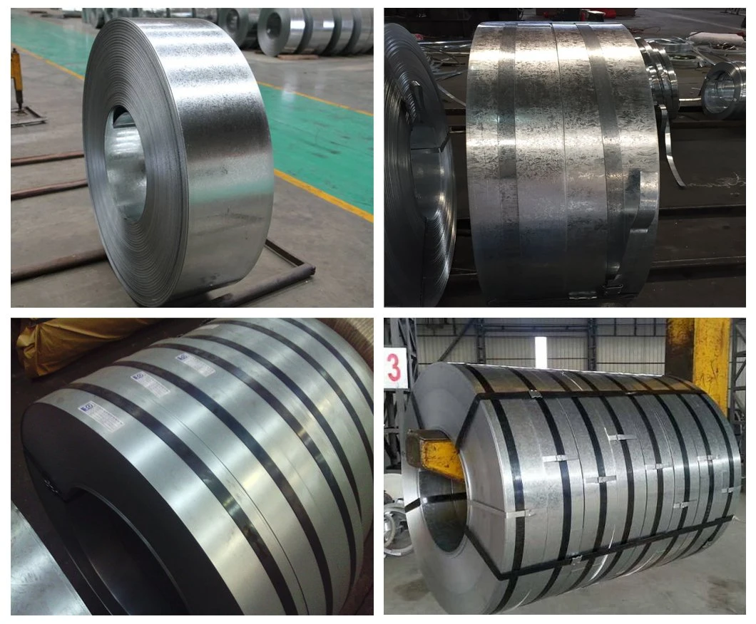 Hot Dipped Slit Edge Z40 Strapping Galvanized Steel Strip