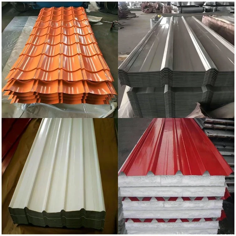 Corrugated Galvanized Steel Zinc Steel Sheet Galvalume Wholesale SGCC Dx51d JIS ASTM G550 Az100 Z275 Metal Roofing Sheet in Corrugated Shape for Roofing