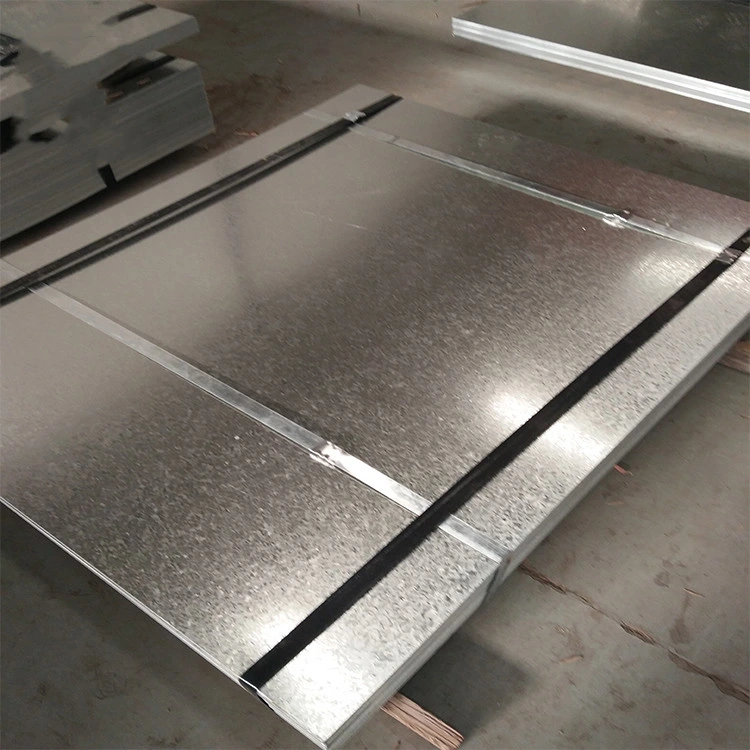 Galvanized Steel Sheet for Roofing Tile Garden Beds with 0.6mm 0.8mm 1.2mm Z80g Z100g Iron Metal Roof Manufacturer 20 26 Gauge Gi Gl Zinc 470 600